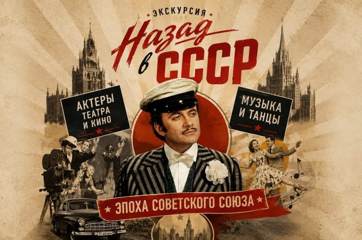 Театрализованная экскурсия «Назад в СССР» с Остапом Бендером