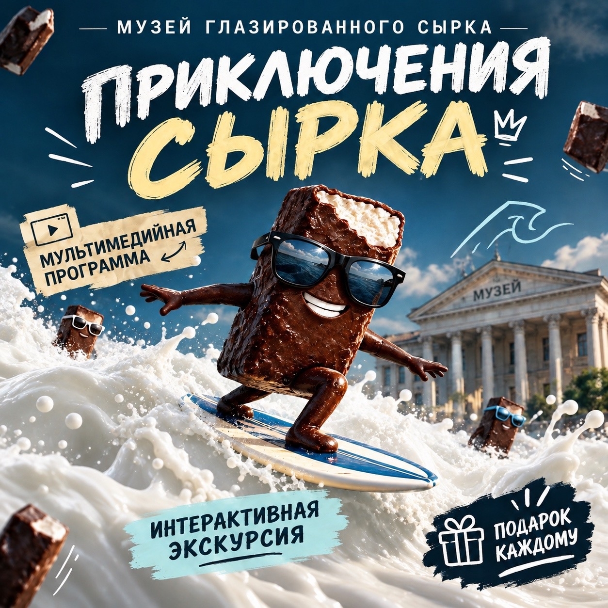 Интерактивная экскурсия ПРИКЛЮЧЕНИЯ СЫРКА